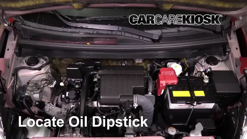 2015 Mitsubishi Mirage ES 1.2L 3 Cyl. Oil Check Oil Level